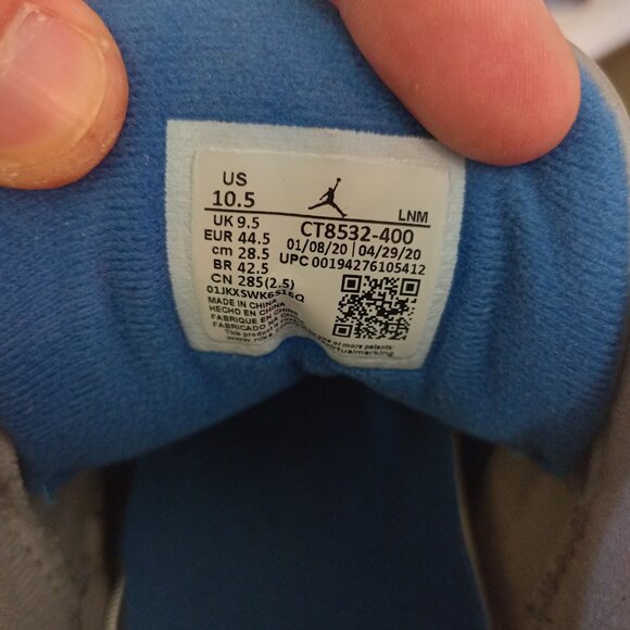 Size 10.5 - Jordan 3 Retro Varsity Royal 2020 OG box excellent condition - Picture 5 of 14